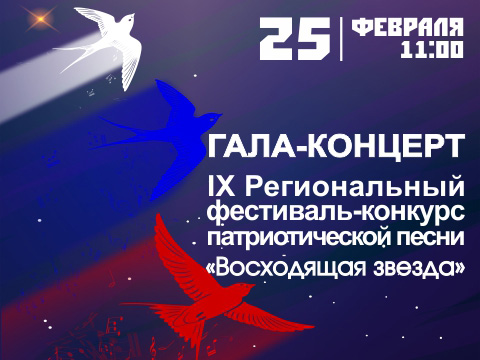 Гала-концерт фестиваля-конкурса патриотической песни "Восходящая звезда"
